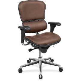 Eurotech ergohuman LE10ERGLO Mid Back Management Chair, 1 Each