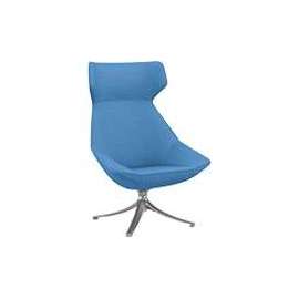 9 to 5 Seating Jax High-back Lounge Chair with Swivel Base