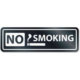 Headline No Smoking Window Sign