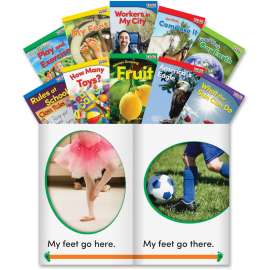 Shell Education Grade K Time for Kids Book Set 2 Printed Book, 10/Set