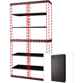 Paperflow USA easyOffice 80" Storage Cabinet