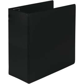 Earth's Choice Biobased Locking D-Ring Reference Binder, 3 Rings, 5" Capacity, 11 x 8.5, Black