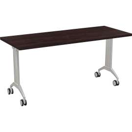 Special-T Link Flip & Nest Table, Metallic Silver, 28.75"H, 1 Each