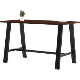 KFI Midtown 36x72x41 Laminate Top Table, High Pressure Laminate (HPL) Top, Maple, 41"H x 36"W x 72"L, 1 Each
