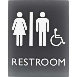 Lorell Restroom Sign