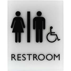 Lorell Restroom Sign