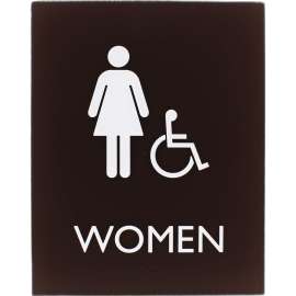 Lorell Restroom Sign