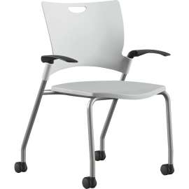 9 to 5 Seating Bella Fixed Arms Mobile Stack Chair