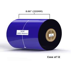 Clover Technologies Thermal Transfer Ribbon - Alternative for Zebra 3200BK22045 - Black - 1 Carton