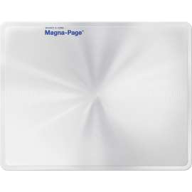 2X Magna-Page Full-Page Magnifier w/Molded Fresnel Lens, 8 1/4" x 10 3/4"
