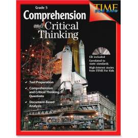 Shell Education Grade 5 Comprehension/Critical Thinking Book Printed/Electronic Book