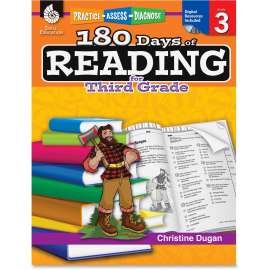 Shell Education 180 Days of Reading Grade 3 Book Printed/Electronic Book by Christine Dugan, M.A.Ed.