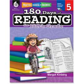 Shell Education 180 Days of Reading Grade 5 Book Printed/Electronic Manual Book by Margot Kinberg