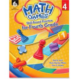 Shell Education Grade 4 Math Games Skills-Based Practice Book by Ted H. Hull, Ruth Harbin Miles, Don S. Balka Printed Book by Ted H. Hull, Ruth Harbin Miles, Don Balka