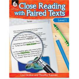 Shell Education Education Close Reading Level 1 Guide Printed Book by Lori Oczkus, M.A, Timothy Rasinski, Ph.D.