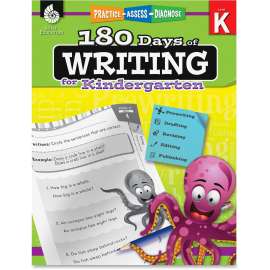 Shell Education Grade K 180 Days of Writing Book Printed Book