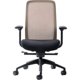 Raynor Vera Mesh Back Executive Chair, Black, Yellow