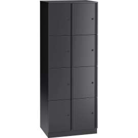 Lorell Trace Double-Wide Eight-Door Locker
