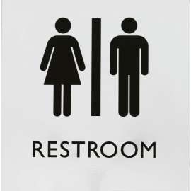 Lorell Restroom Sign