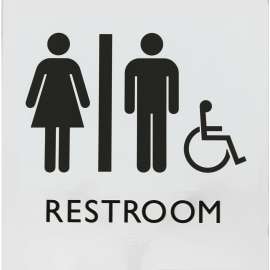 Lorell Restroom Sign