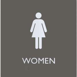 Lorell Restroom Sign