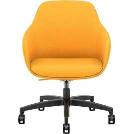 9 to 5 Seating Lilly 5-star Base Fabric Lounge Chair