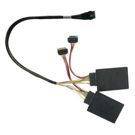 Highpoint TS8I-8639-060/SFF-8654-SFF-8639 NVME CABLE W/15PIN SATA PWR CONNECT