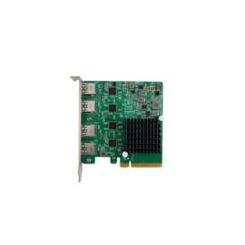 Highpoint RocketU 1244A PCIe 3.0 x8 4x 10GB/s Port USB 3.2 Controller
