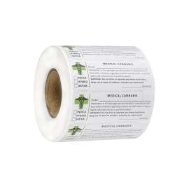 PLEXON Identification Generic Labels Universal Symbol Labels - All State Compliant, 3”x1” (1000 Labels per roll)