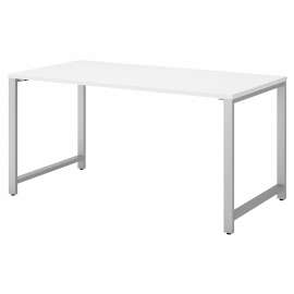 Bush 400 Series 60W x 30D Table Desk with Metal Legs, White