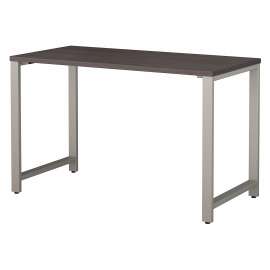 Bush 400 Series 48W x 24D Table Desk with Metal Legs, Storm Gray