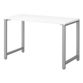 Bush 400 Series 48W x 24D Table Desk with Metal Legs, White