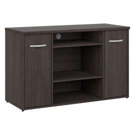 Bush Business Furniture Studio C 48W Office Storage Cabinet with Doors and Shelves, Storm Gray/Storm Gray