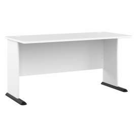 Bush Studio A 60W Gaming Desk, White/White