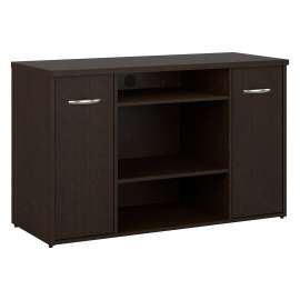 Bush Business Furniture Series C 48W Office Storage Cabinet with Doors and Shelves, Mocha Cherry/Mocha Cherry