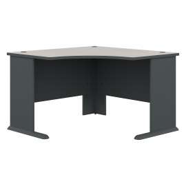 Bush Series A 48W Corner Desk, Slate/White Spectrum