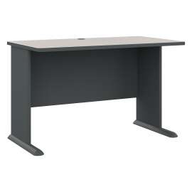 Bush Series A 48W Desk, Slate/White Spectrum
