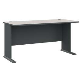 Bush Series A 60W Desk, Slate/White Spectrum