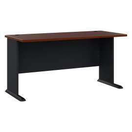 Bush Series A 60W Desk, Hansen Cherry/Galaxy