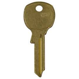 NA12 Brass Blank Key, 100/Box