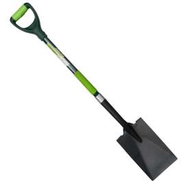 Med Square Spade with Fiberglass Grip D-Handle