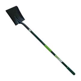 Square Shovel with Fiberglass Long Handle