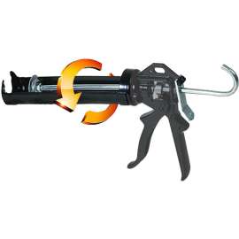 10 oz. Black Swivel Body Strong Professional Caulking Gun