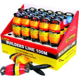328'L Polyester Builders Lines Display, 24/Pack