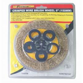 6"Dia x 15mm x 32mm Wire Wheel Brush