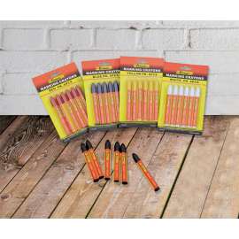 Black Marking Crayons, 6 Pieces