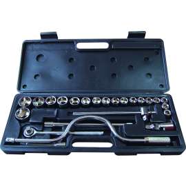1/2" Drive Socket Set, 25 Pieces