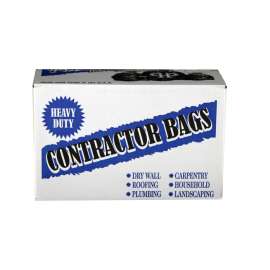 58" x 37" 55 Gal 2.7 Mil Clear Trash Bags, 100/Case