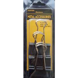 1-1/4" Black Binder Clips, 3/Pack