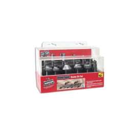 Vermont American 23002 Router Bit Set, Carbide, 12-Piece